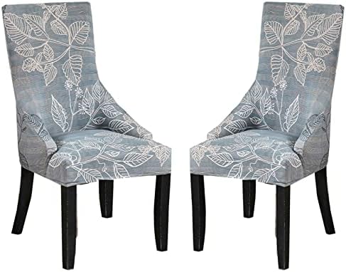 2 Piece Stretch Wingback Chair Cover for Dining Room