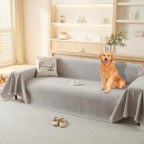 Waterproof Sofa Cover for 3-4 Cushion Sectional Couch
