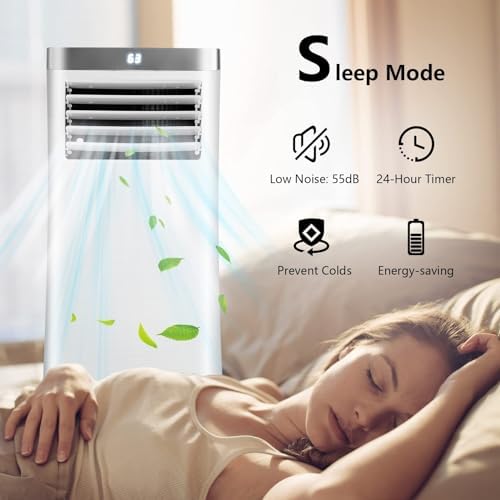 DORTALA 8000 BTU Portable AC with Dehumidifier and Fan