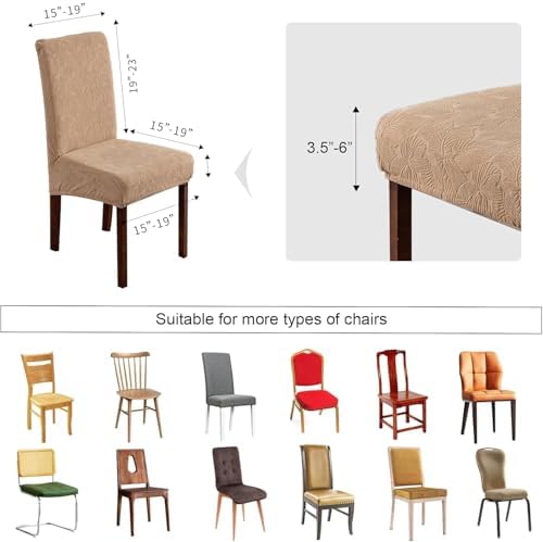 Waterproof Dining Chair Covers for Stretch Chairs