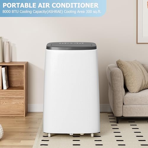 COZONY 14000 BTU Portable AC Unit with Dehumidifier and Fan
