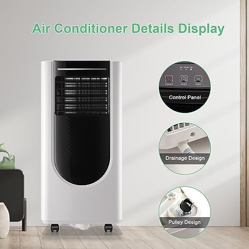 WANAI 8000 BTU Portable Air Conditioner 6-in-1