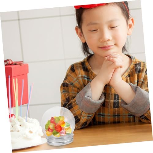 Alipis 30pcs Clear Plastic Candy Storage Jars for Party Favors