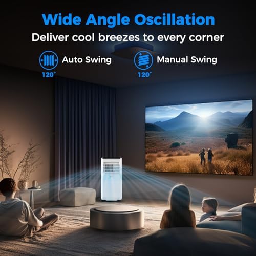 COSTWAY 8000 BTU Portable Air Conditioner with Timer and Sleep Mode
