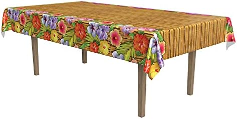 Beistle Luau Tablecover for Parties