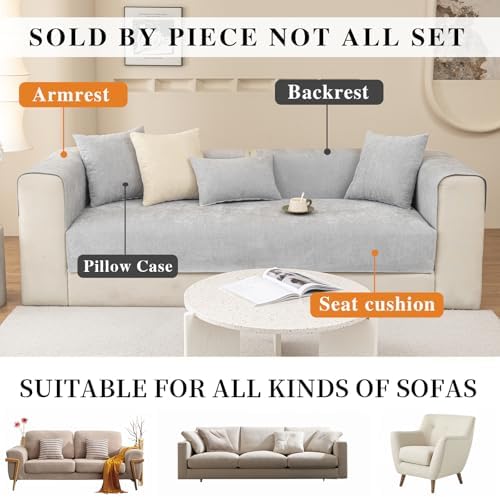 Waterproof Chenille Couch Cover for Living Room and Bedroom