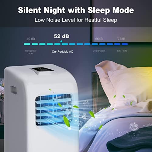 COSTWAY 8000 BTU Portable AC with Dehumidifier and Remote Control