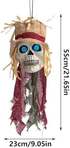 Skeleton Hanging Decorations with Eerie Eye Design