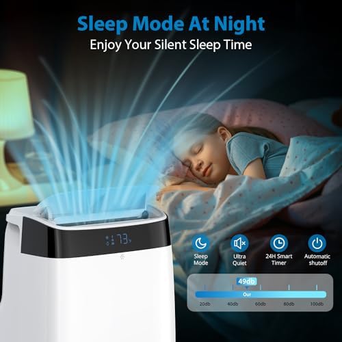 TROPOW 10000BTU Portable Air Conditioner 3-in-1 AC Unit