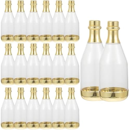 20pcs Golden Decorative Party Favor Bottles