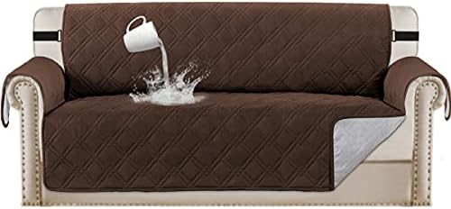 Turquoize Waterproof Sofa Slipcover for Pets and Kids 68 Brown