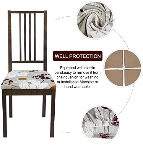 SearchI Stretch Printed Chair Covers Set of 4