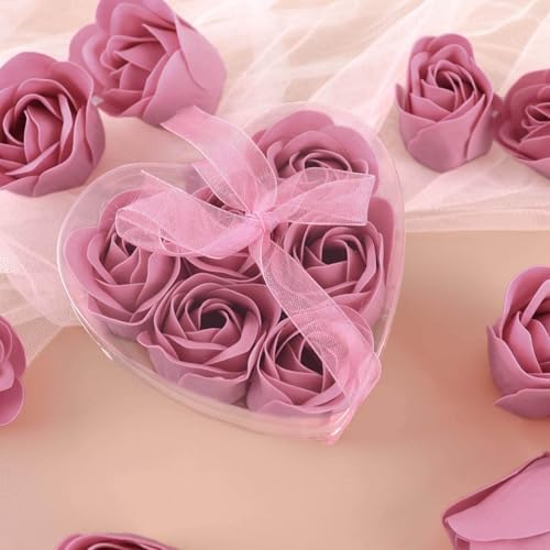 Efavormart 4 Pack Dusty Rose Scented Soap Party Favors