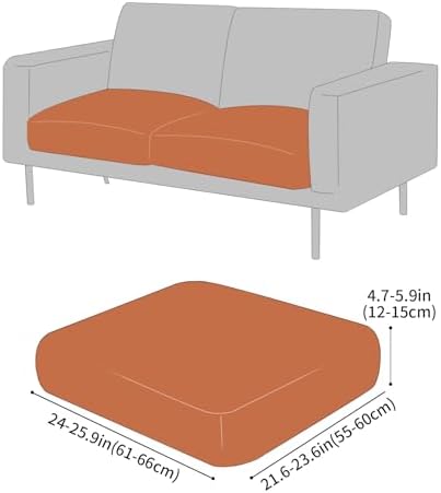 Fuloon Faux Leather Sofa Slipcover 3 Pack