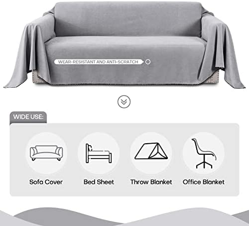 Osunnus Pet Friendly Couch Cover for 2 Cushion Sofa