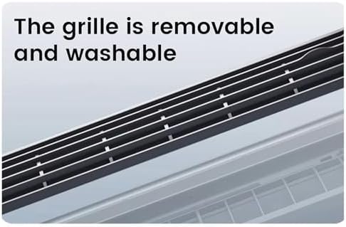 Wireless Charging Portable Wall Mount Air Conditioner for Kitchen Bathroom