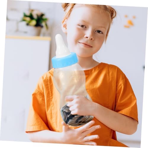 2pcs Transparent Storage Bottles for Snacks Candy and Party Favors