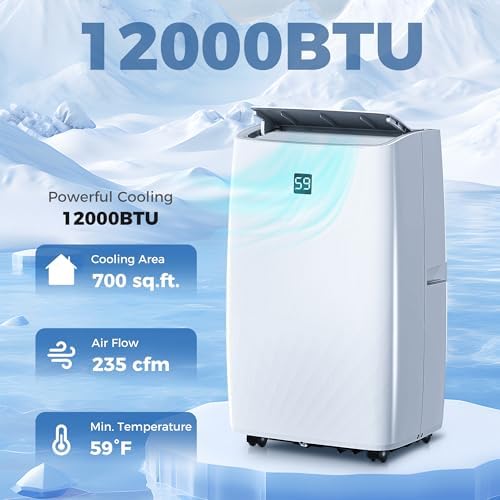 HOMCOM 3-in-1 14000 BTU Portable Air Conditioner