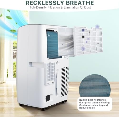 KOKEBREN 12000 BTU Portable Air Conditioner with Remote Control