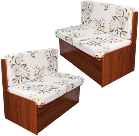 CRFATOP RV Dinette Cushion Covers Set of 2
