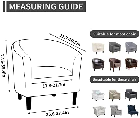 Easy-Going Stretch Club Armchair Slipcover 1 Piece