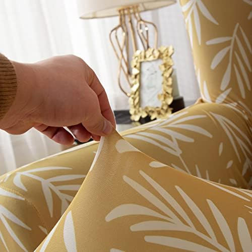 MIFXIN 2-Piece Wingback Chair Slipcovers with Cushion Cover