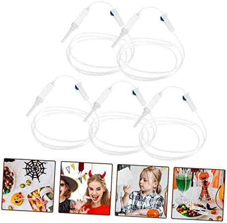 VICASKY Halloween Drink Pouch Tubes 5pcs Reusable