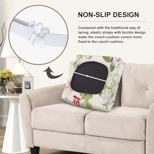 SearchI Stretch Printed Sofa Cushion Covers