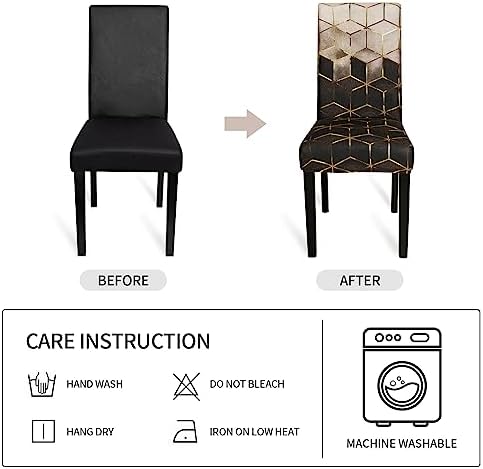 Gibelle Chair Covers Set of 4 for Dining Room