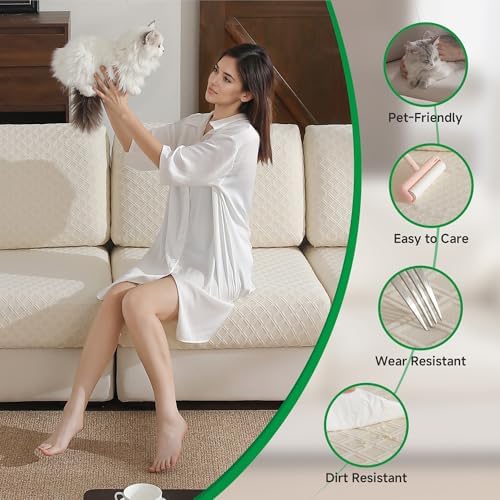Soft Stretch Sofa Cover for Home and Pet Friendly Use