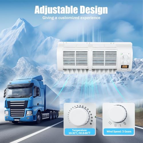 LyeXD 80W 12V Car Air Conditioner Fan