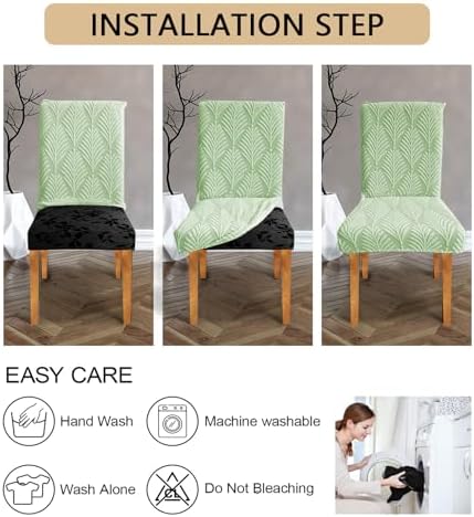 Dining Chair Covers Set of 4 for Home Hotel Banquet