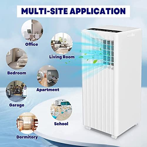 Takywep Portable Air Conditioner 8000 BTUs 350 sqft Window Mount