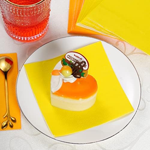 120Pcs Rainbow Cocktail Napkins for Parties and Events