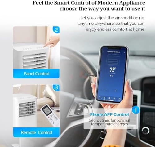 Luko 10000 BTU Portable Air Conditioner with Heat and Fan