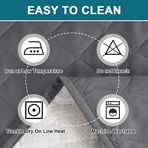 100 Waterproof Wing Chair Cover with Triple Non-Slip Design