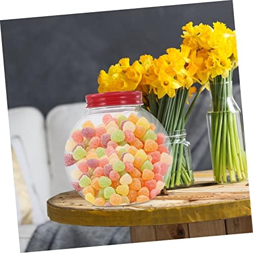 5Pcs Ball Shaped Christmas Candy Jar with Sealing Lids