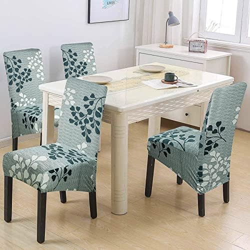 Stretch Dining Chair Covers Set of 4 Soft Spandex