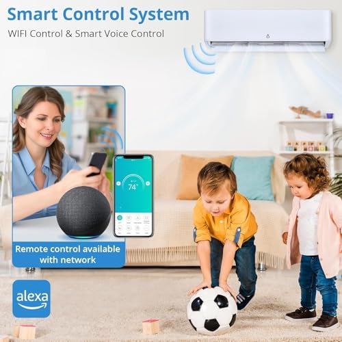 GarveeHome 9000 BTUs Mini Split AC Unit with Installation Kit