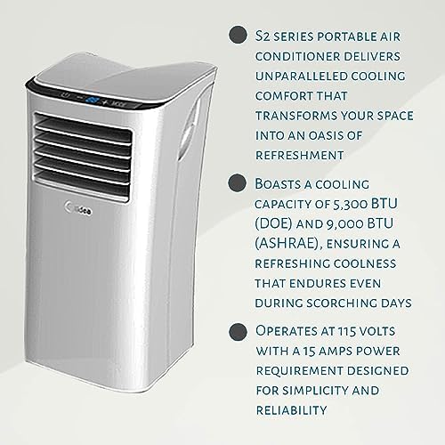 5000 BTU Portable Air Conditioner Cooling Fan Unit