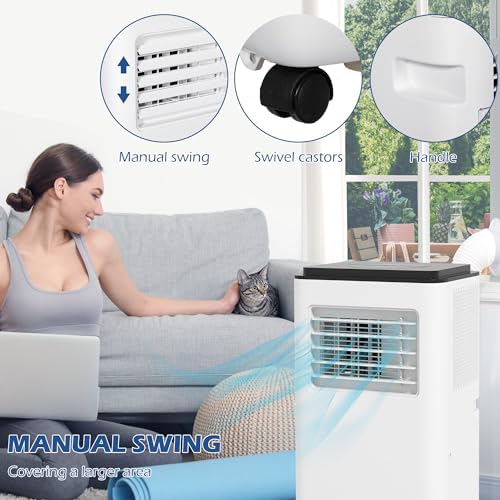 HOMCOM Portable Air Conditioner 823058V81WT White