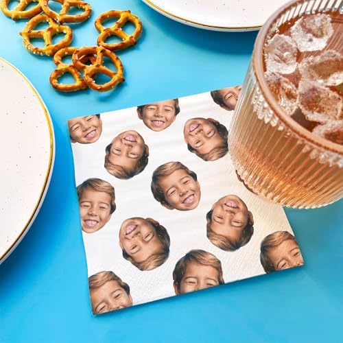 Big Dot of Happiness Custom Fun Face Napkins 50 Count