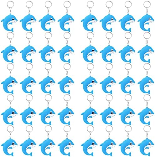 40 Pack Dolphin Keyring Party Favor for Animal Lover