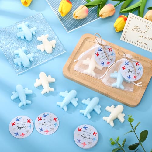 Tondiamo 25 Piece Airplane Soap Favor Gift Set