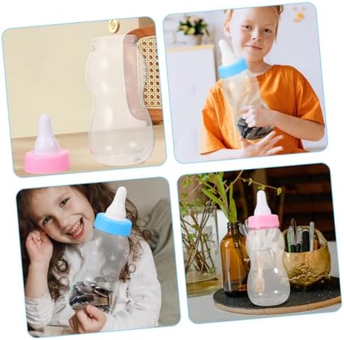 2pcs Transparent Storage Bottles for Snacks Candy and Party Favors