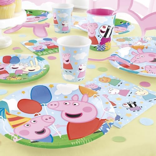 Unique Blue Peppa Pig Napkins Pack Of 16