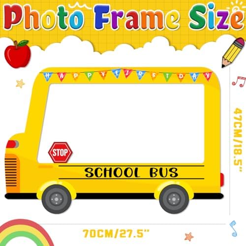 Mokeja Party Back to School Photo Booth Props Set
