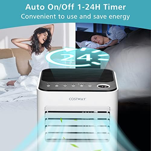 COSTWAY 10000 BTU Portable Air Conditioner for Bedroom and Dorm