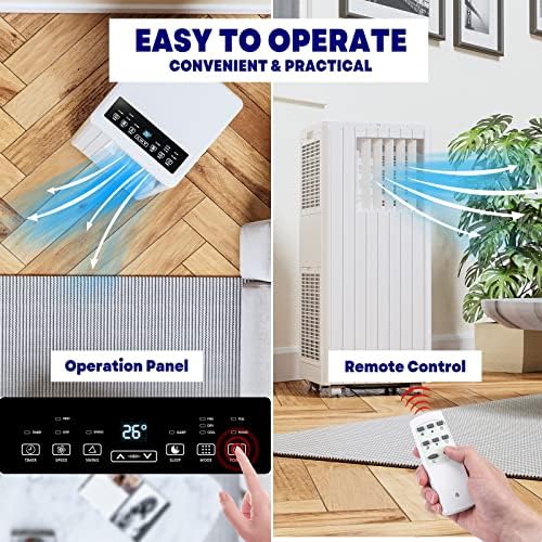 Jojoka 8000 BTU Portable AC with Remote Control