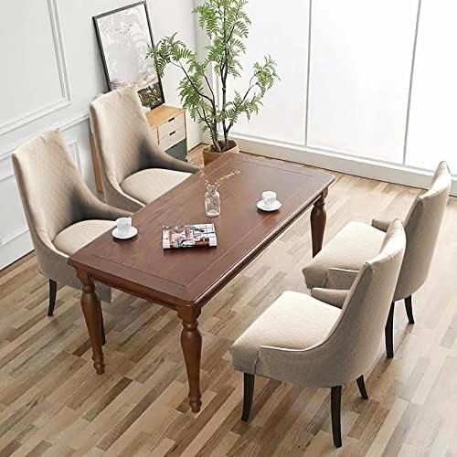 KELUINA Wingback Chair Covers Set of 2 Khaki